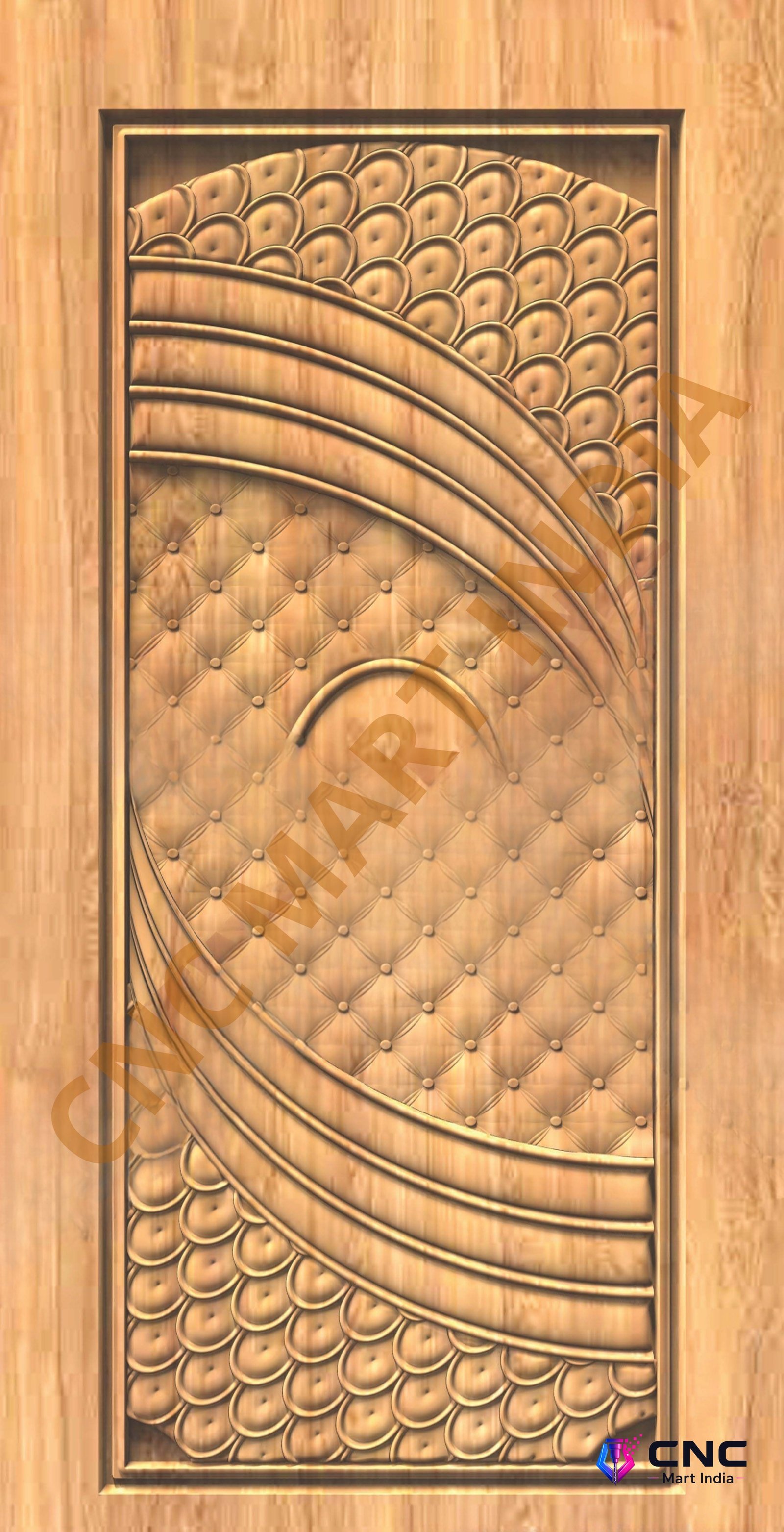 GSK EMBOSSING - EMD-42 Divine Carved Relief CNC Design